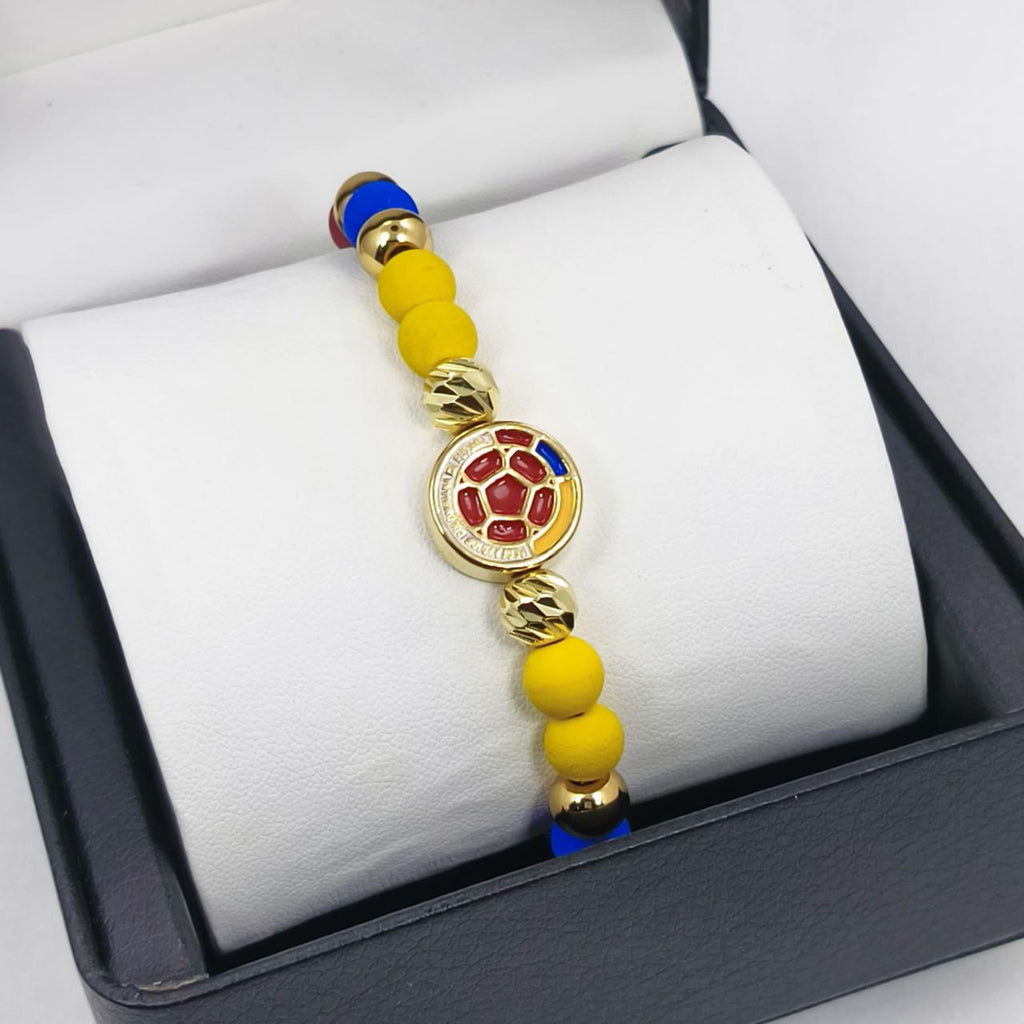 ⚽ KIT OFICIAL “GLORIA TRICOLOR” PULSERA + COLLAR CON DIJE Edición Limitada