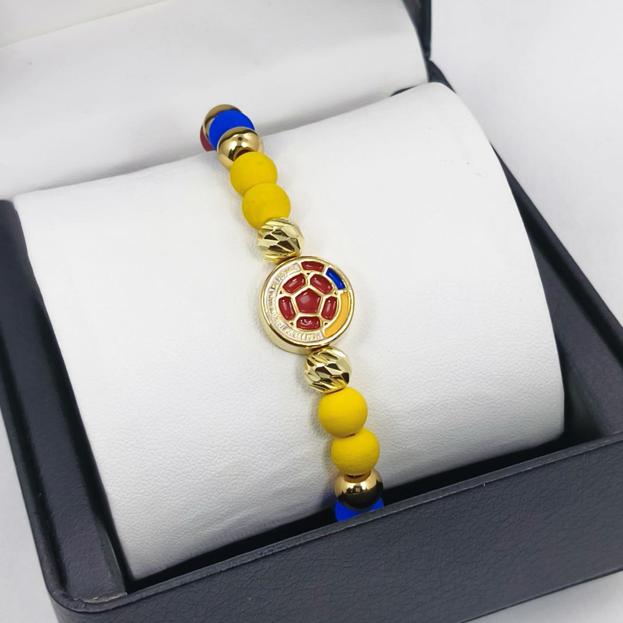 ⚽ KIT OFICIAL “GLORIA TRICOLOR” PULSERA + COLLAR CON DIJE Edición Limitada