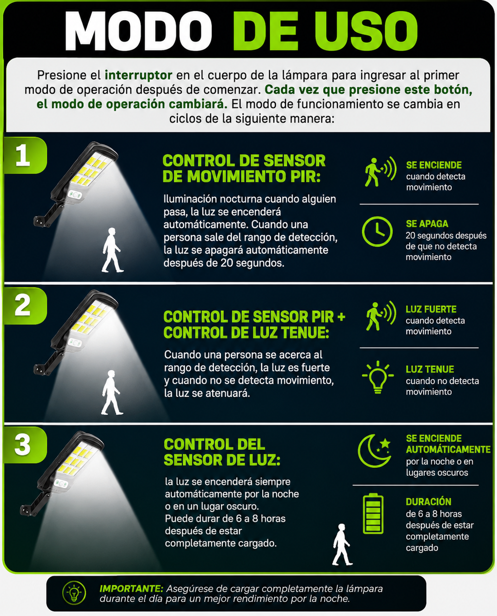Lampará Solar- 💡 ¡Ilumina tu casa sin gastar electricidad!